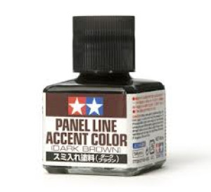 Panel Line Accent Color - Dark Brown