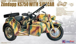 German IIWW Motorcycle Zundapp KS 750 with Sidecar
