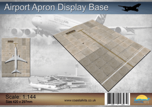 1:144 Airport Apron 420 x 297mm