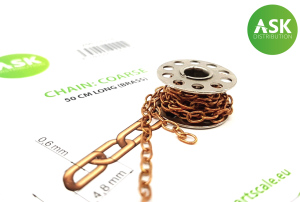 Chain: Coarse - 50 cm long brass