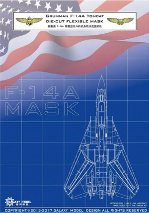 Grumman F-14 A Tomcat - Die-cut Flexible Mask (for Tamiya 61114)