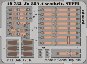 Ju 88A-4 seatbelts STEEL ICM 48233