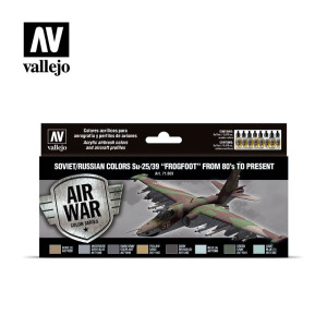 71603 Air War Color Series - Soviet/Russian Colors Su-25/39 "Frogfoot" From 80's to present - set