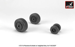 F-4 Phantom-II wheels w/ weighted tires, mid