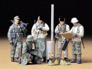 German Soldiers at Field Briefing