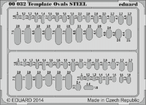 Template ovals STEEL tool