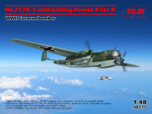German WWII Bomber Do 217K-2 with Fritz-X