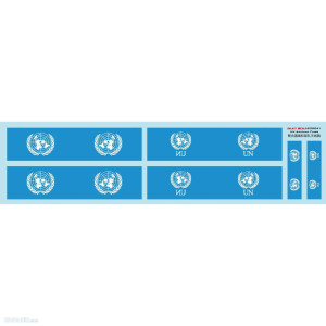 UN Antenna Flags