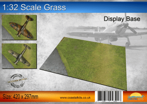 1:32 Scale Grass 420 x 297mm
