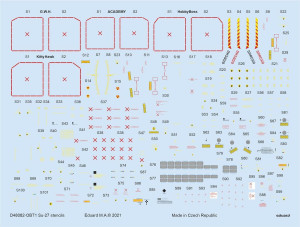 Su-27 stencils ACADEMY/KITTY HAWK/HOBBY BOSS/GWH