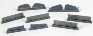 P-40 control surfaces Special hobby