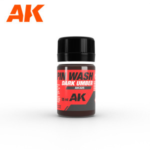 AK325 Pin Wash - Dark Umber Enamel