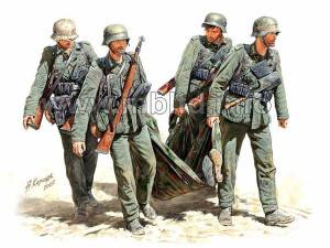 Casualty Evacuation, German Infantry, Stalingrad, Summer 1942