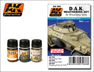 AK 068 Africa Korps Weathering Set