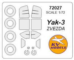 Yak-3 (ZVEZDA) + wheels masks