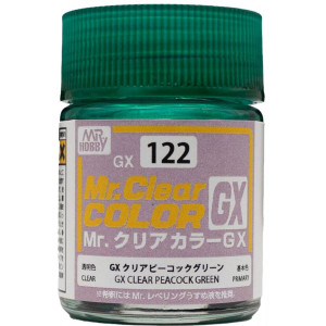 GX-122 Peacock Green Clear