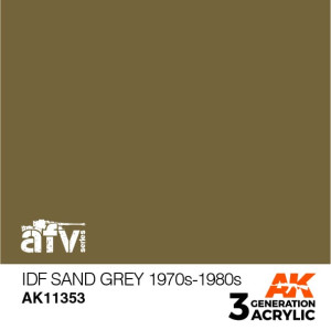 AK 11353 IDF Sand Grey 1970s-1980s
