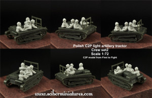 C2P artillery tractor Crew Set #2 (4)