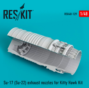 Su-17 Su-22 exhaust nozzles for Kitty Hawk Kit