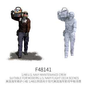 US Navy Maintenance Crew Suitable for Modern US Navy Flight Deck Scenes