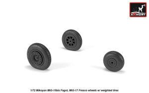 Mikoyan MiG-15bis Fagot (late) / MiG-17 Fresco wheels w/ weighted tires