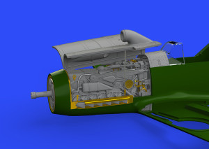 Bf 109F engine & fuselage guns EDUARD