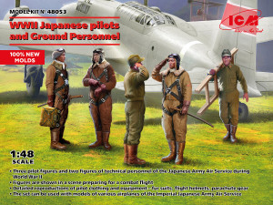 Japanese WWII Pilots and Ground Personnel (100% new molds)