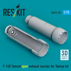 Grumman F-14 D Tomcat - Open Exhaust Nozzles (for Tamiya Kits / 3D-Printed)