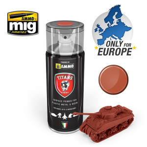 A.MIG TTH113 Rust Base Matt Primer Spray (Titans Hobby)