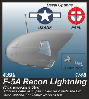 F-5A Recon Lightning Conversion set