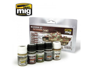 A.MIG 7443 German Camo Weathering Set