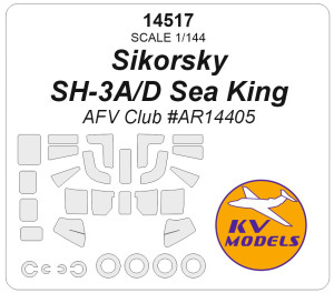 Sikorsky SH-3A/D Sea King And Wheels Masks