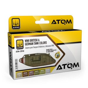 ATOM-20760 British & German WWI Colors Set