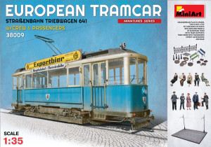 European Tramcar + crew & passangers