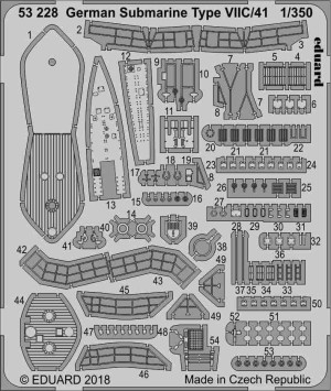 German Submarine Type VIIC/41 REVELL