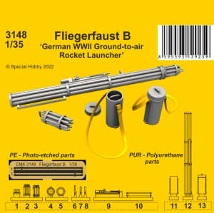Fliegerfaust B ‘German WWII ground-to-air rocket launcher’