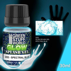 3252 Splash Gel Glow - Spectral Blue Acrylic