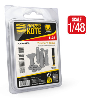 Panzer Kote Zimmerit Tools for 1:48 German AFV