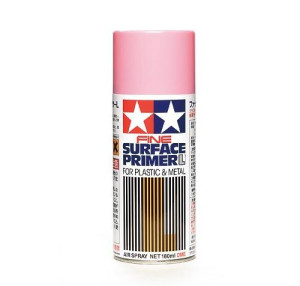 Fine Surface Primer Large L Pink for Plastic & Metal Spray