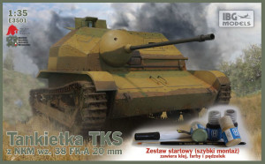 TKS - Polish Tankette with 20mm NKM wz. 38 FK-A STARTER SET