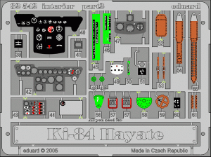 Ki-84 Hayate interior HASEGAWA
