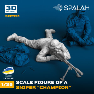 Sniper "Champion" (1 Figure / 3D-Printed)