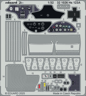 Henschel Hs-123 A - Big Ed Set (for ICM Kits)