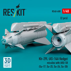 Kh-29L (AS-14A Kedge) missiles with AKU-58 (2 pcs / 3-D Printed)