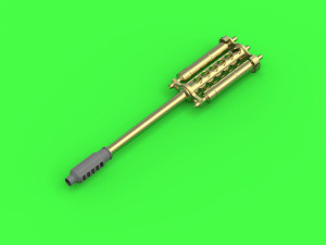 AH-64 Apache - lufa działka M230 (30mm), Rurki Pitota i antena (elementy żywiczne,metalowe i blaszka fototrawiona)