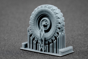Land Rover 88 6.5 small - Weighted Wheel Set (for AK-Interactive Kits)