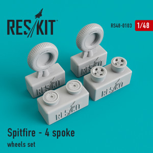 Spitfire - 4 spoke wheels set