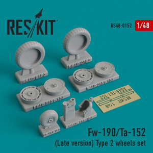 Fw-190 / Ta-152 (Late version) Type 2 wheels set