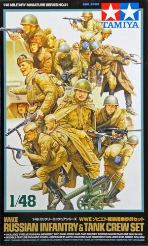 WWII Russian Infantry and Tank Crew Set