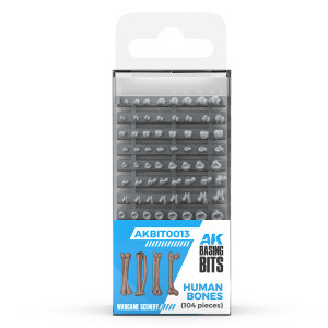 Human Bones - Basing Bits (3D-Printed / 104 pcs)